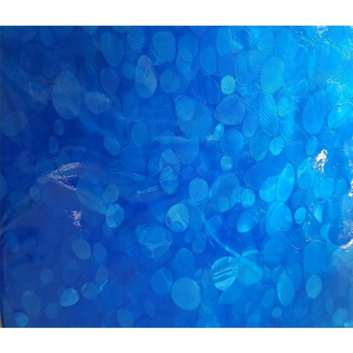Шторка для ванной ZALEL 3D арт. 1003G 180х180 синяя 454547