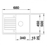 Кухонная мойка Blanco Zia 45S Compact